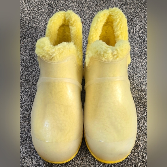UGG RAINCLOUD CANARY WATERPROOF RUBBER RAIN BOOTS US 7 / EU 38 / UK 5 - Picture 2 of 10